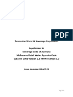 TW Supplement WSA 02-2002 V2 3 MRWA - DRAFT 05 Sewerage Code