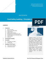 Food Safety Auditing PDF