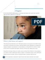 What Is Child Abuse and Neglect?