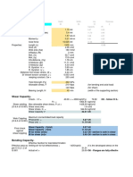 Cold Formed Sections Design