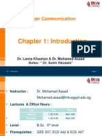 Chapter 1: Introduction: Optical Fiber Communication