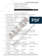 Digital Classroom: Advance Worksheet (Cbse - Phase-I & Ii) (Objective) & (Subjective)