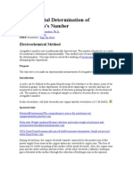 Experimental Determination of Avogadro