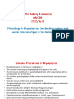 Bryophyta Water Relations PDF