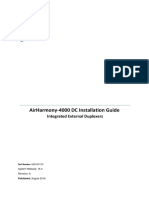 Airharmony-4000 DC Installation Guide: Integrated External Duplexers