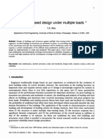 Reliability-Based Design Under Multiple Loads: Structural Safety, 13 (1993) 3-19