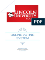 Online Voting System: MD Jahirul Islam