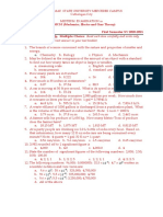 Mid-Term Exam in BSMarBio 1