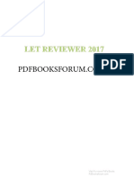 114 - LET REVIEWER 2017 Complete With Answer PDF