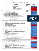 FSSC AUDIT REPORT (Internal)