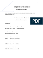 Bien Prononcer L'anglais: Corrigés Et Scripts