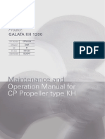 Maintenance And: Operation Manual For CP Propeller Type KH