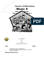 2nd Quarter Music 8 SLEM Week 1