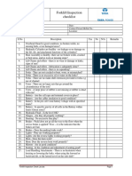 Forklift Inspection Checklist: Ref - No