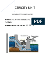 Electricity Unit: Meagan Therese N. Soron 10 Beta