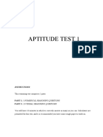 Aptitude Test 1