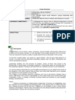 Name: - Grade &section: - Subject Area Module Number Content Standards Performance Standards Learning Competency