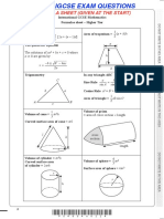 Igcse Maths Questions