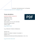 Project Calculations