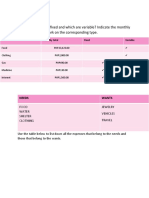 Which Expenses Are Fixed and Which Are Variable? Indicate The Monthly Total. Put A Check Mark On The Corresponding Type