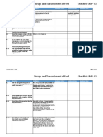 Storage and Transshipment of Feed Checklist GMP+ B3: General