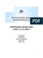 Market Research On EA Social Media Games
