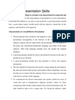 Effective Presentation PDF