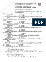 I-MULTIPLE CHOICE: Carefully Read and Analyze Each Question and Then Choose The Option That