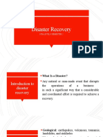 Disaster Recovery: Nta Level 8 Semester 2