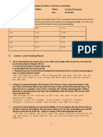 Worksheet Q1 Week 6 The Powers of The Mind