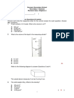 Sec 1E Revision Quiz Chapter 2 Ans