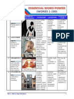 Vocabulary UNIT - 1 (1-100) : Appalling