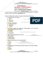 Unit 1 - Introduction To Pharmacognosy