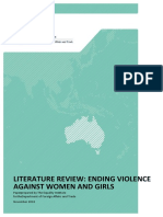 Literature Review Ending Violence Against Women and Girls
