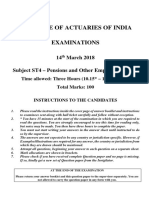 Institute of Actuaries of India: Examinations