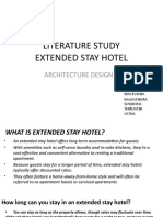 Literature Study Extended Stay Hotel: Architecture Design V