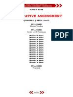 Integrative Assessment: Master Teacher Grade Level Chairman