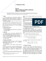 Laboratory Evaluation of Wood and Other Cellulosic Materials For Resistance To Termites