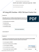 HPE2-T36 by HP Actual Free Exam Questions and Answers3
