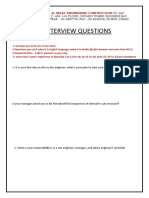 Interview Questions: C - 402, 4 TH Floor, Ontario Tower, Business Bay. TELE: - 04-3607778, FAX - 04-5530546, PO - BOX-125602