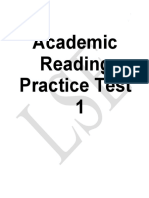 Academic Reading Practice Test 1