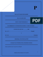 Drawn and Filed by The Counsel For The Plantiff: Plaintiff