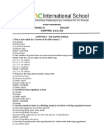 Study Material Grade: Xi Biology CHAPTERS: 1,2,3,4 &5 Chapter 1 The Living World