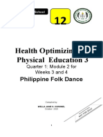 Health Optimizing Physical Education 3: Philippine Folk Dance