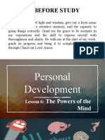 Personal Development Lesson 6