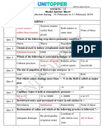 Pistils Mature Earlier Than Stamens: EXAM No. 14 Exam Conducted During:15 February To 17 February 2019