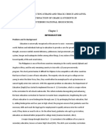 Factors Affecting Strand and Track Choice and Level of Satisfaction of Grade 11 Students in Leuteboro National High School