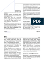 The Filipino Drama I. Articles About Filipino Drama in The 21st Century Evolution of Philippine Theater