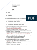 Parasitology Questions and Answers by Emile Munyembaraga, BSNM