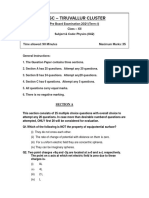 CSSC - Tiruvallur Cluster: Pre Board Examination-2021 (Term-I) Class - XII Subject & Code: Physics